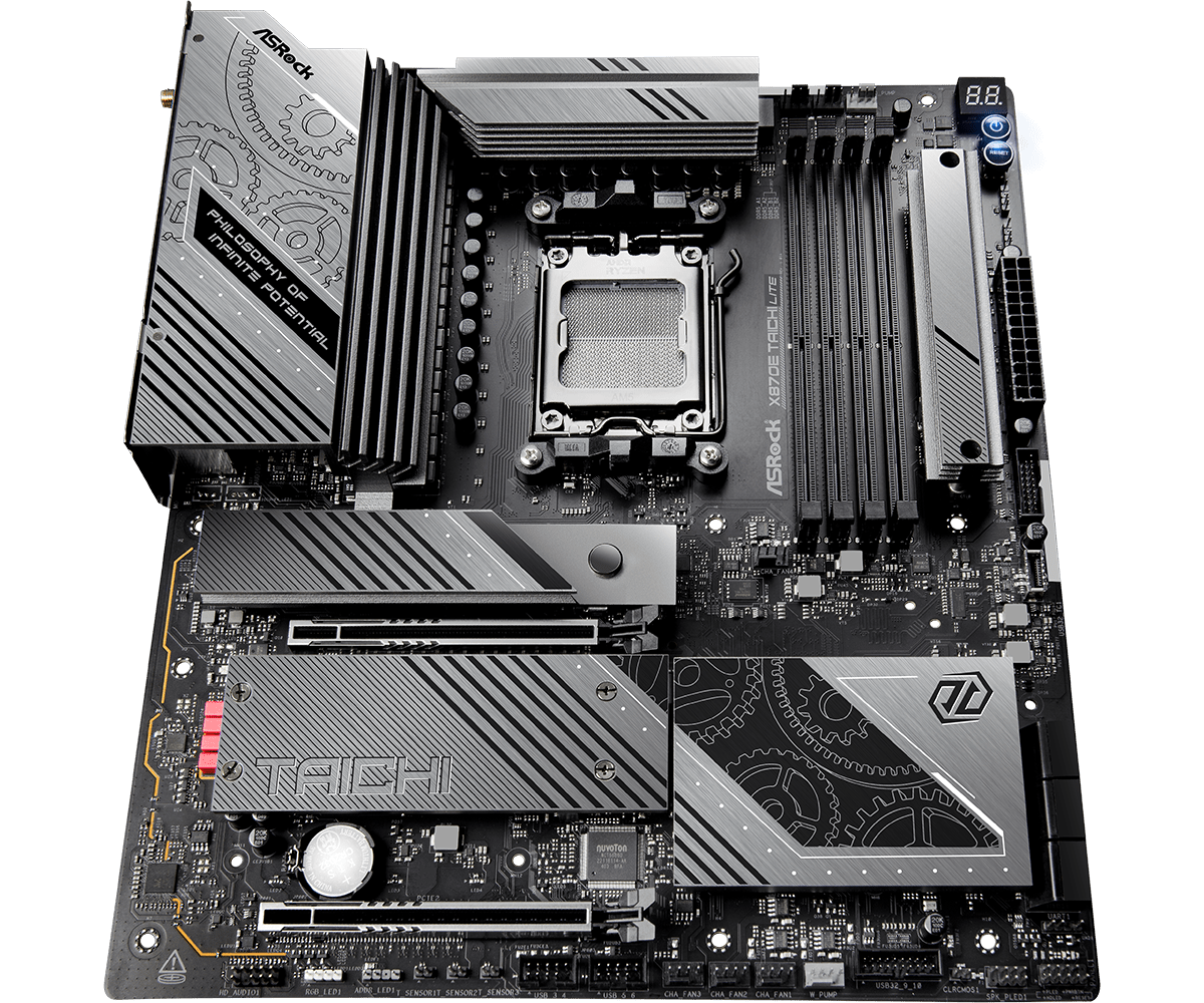ASRock X870E Taichi Lite AMD AM5 Socket Gaming Motherboard | - Vektra Computers LLC ASRock X870E Taichi Lite AMD AM5 Socket Gaming Motherboard | - Vektra Computers LLC